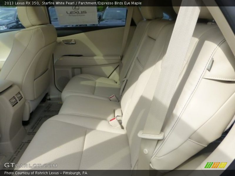 Starfire White Pearl / Parchment/Espresso Birds Eye Maple 2013 Lexus RX 350