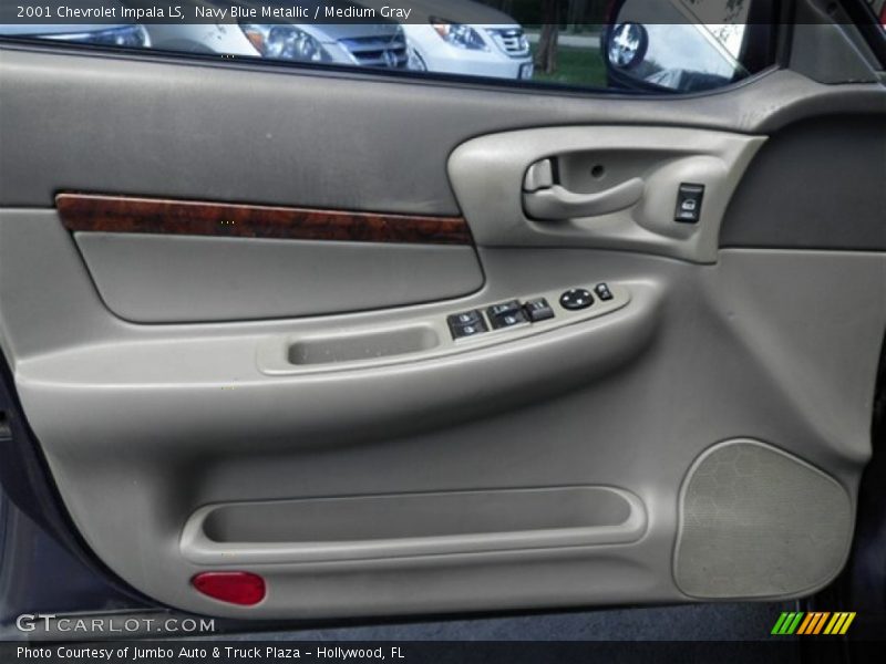 Navy Blue Metallic / Medium Gray 2001 Chevrolet Impala LS