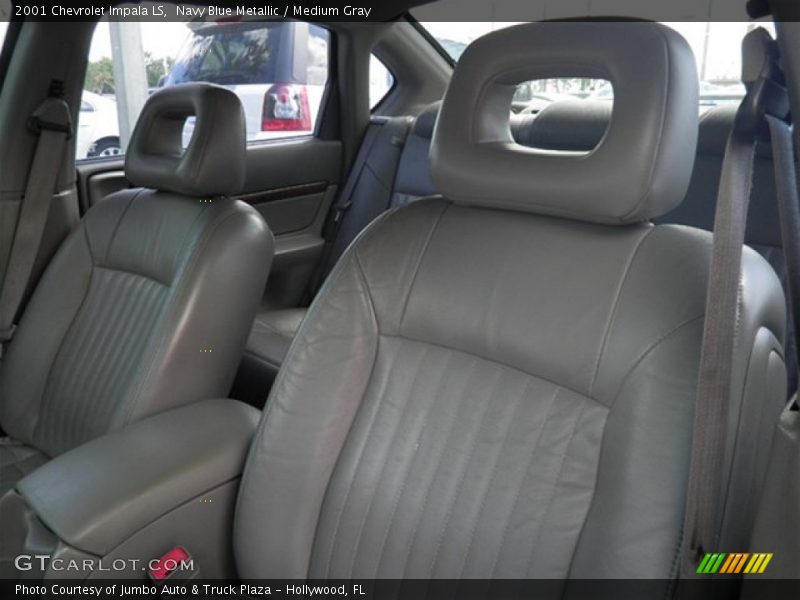 Navy Blue Metallic / Medium Gray 2001 Chevrolet Impala LS