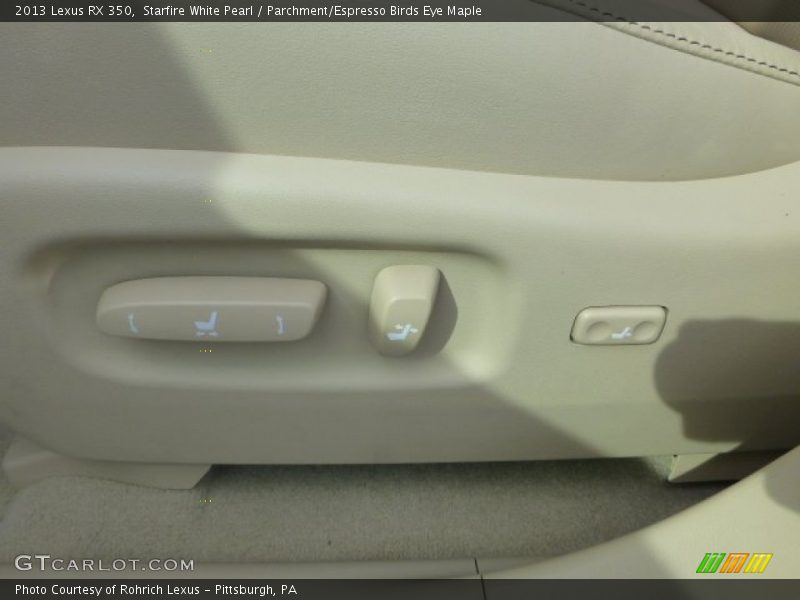 Starfire White Pearl / Parchment/Espresso Birds Eye Maple 2013 Lexus RX 350