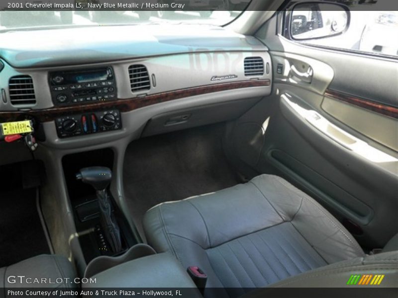Navy Blue Metallic / Medium Gray 2001 Chevrolet Impala LS