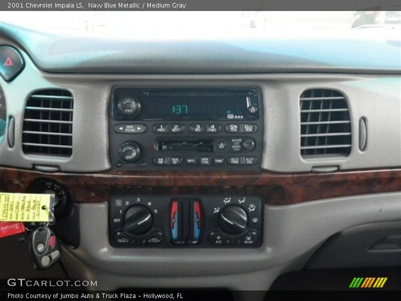 Navy Blue Metallic / Medium Gray 2001 Chevrolet Impala LS