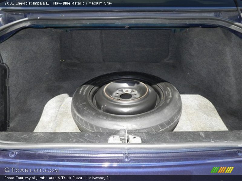 Navy Blue Metallic / Medium Gray 2001 Chevrolet Impala LS