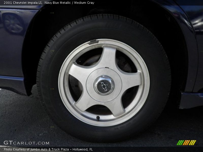 Navy Blue Metallic / Medium Gray 2001 Chevrolet Impala LS
