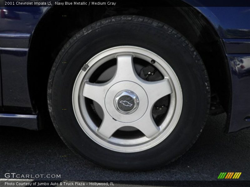 Navy Blue Metallic / Medium Gray 2001 Chevrolet Impala LS