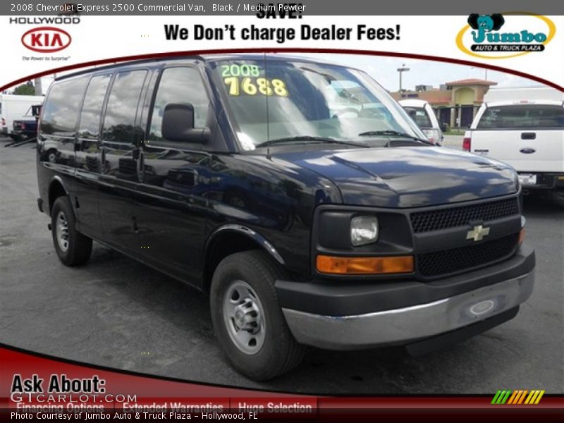 Black / Medium Pewter 2008 Chevrolet Express 2500 Commercial Van