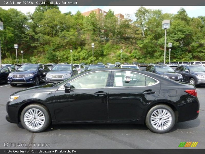 Obsidian Black / Parchment 2013 Lexus ES 350