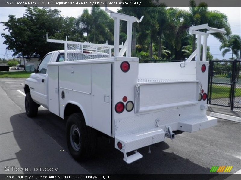 Stone White / Gray 1996 Dodge Ram 2500 LT Regular Cab 4x4 Utility Truck