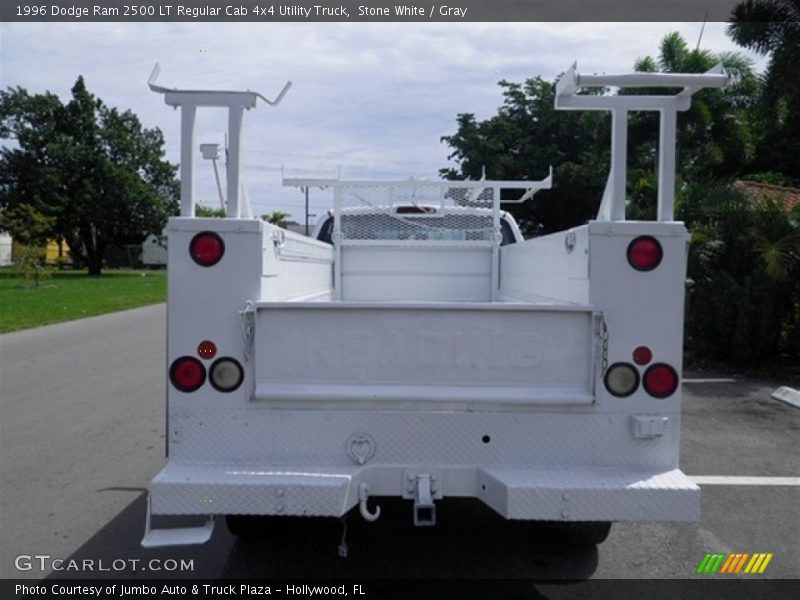 Stone White / Gray 1996 Dodge Ram 2500 LT Regular Cab 4x4 Utility Truck