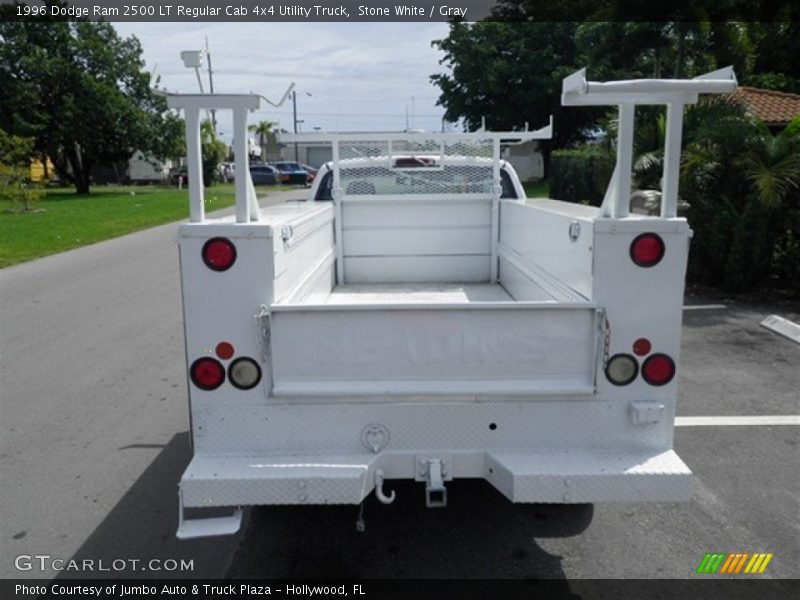 Stone White / Gray 1996 Dodge Ram 2500 LT Regular Cab 4x4 Utility Truck