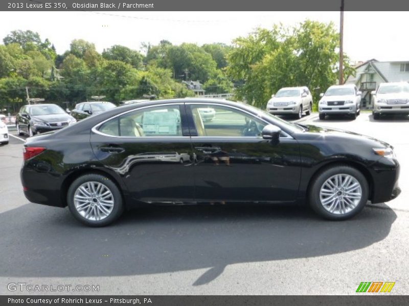 Obsidian Black / Parchment 2013 Lexus ES 350