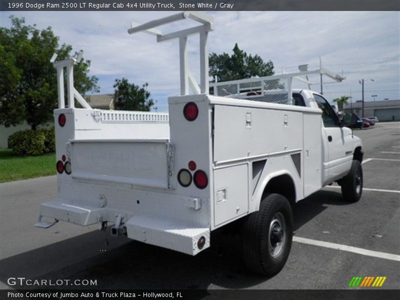 Stone White / Gray 1996 Dodge Ram 2500 LT Regular Cab 4x4 Utility Truck
