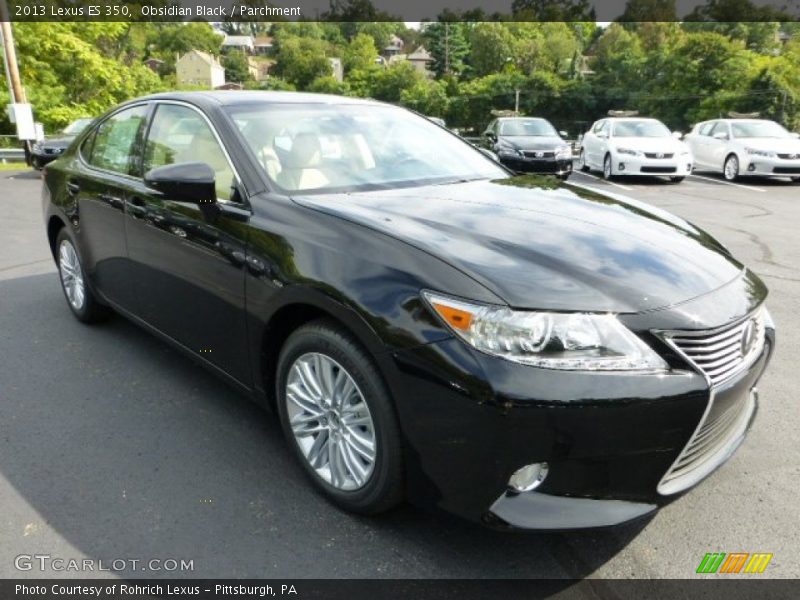 Obsidian Black / Parchment 2013 Lexus ES 350