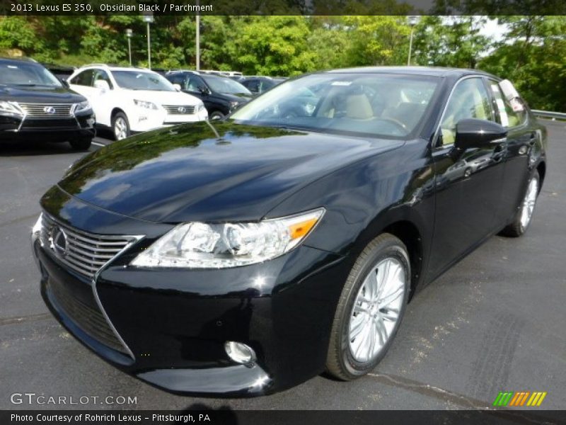 Obsidian Black / Parchment 2013 Lexus ES 350