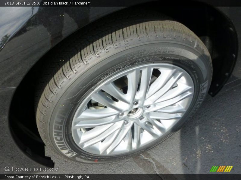 Obsidian Black / Parchment 2013 Lexus ES 350