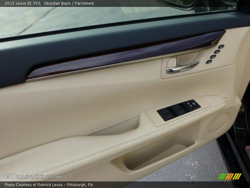 Obsidian Black / Parchment 2013 Lexus ES 350