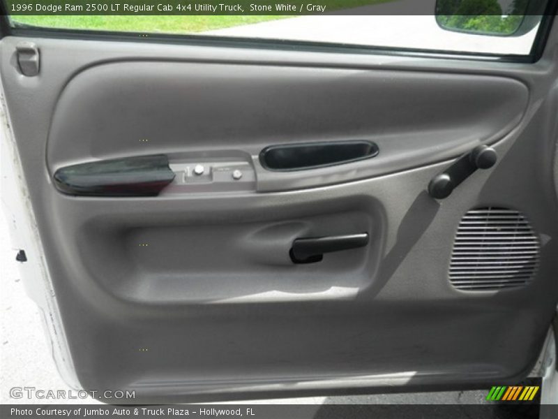 Stone White / Gray 1996 Dodge Ram 2500 LT Regular Cab 4x4 Utility Truck