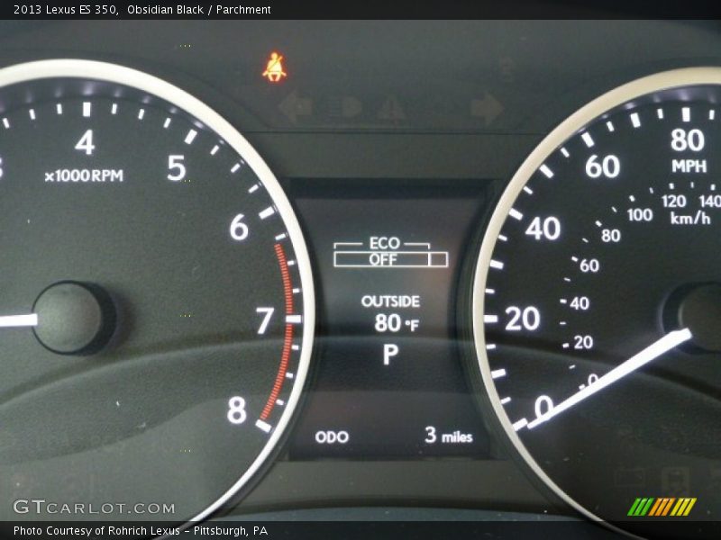 Obsidian Black / Parchment 2013 Lexus ES 350