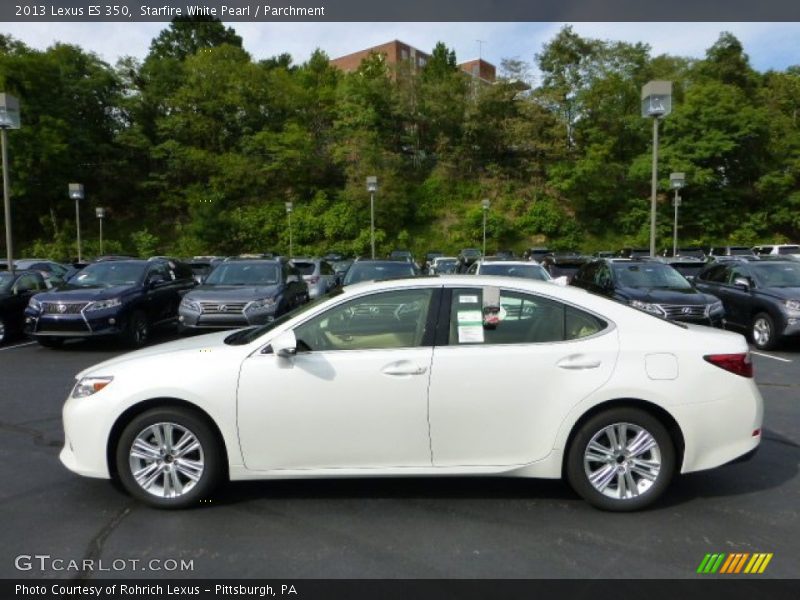 Starfire White Pearl / Parchment 2013 Lexus ES 350