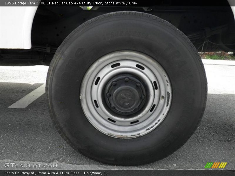 Stone White / Gray 1996 Dodge Ram 2500 LT Regular Cab 4x4 Utility Truck