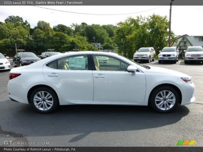 Starfire White Pearl / Parchment 2013 Lexus ES 350