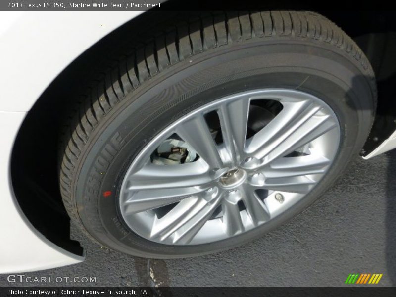 Starfire White Pearl / Parchment 2013 Lexus ES 350