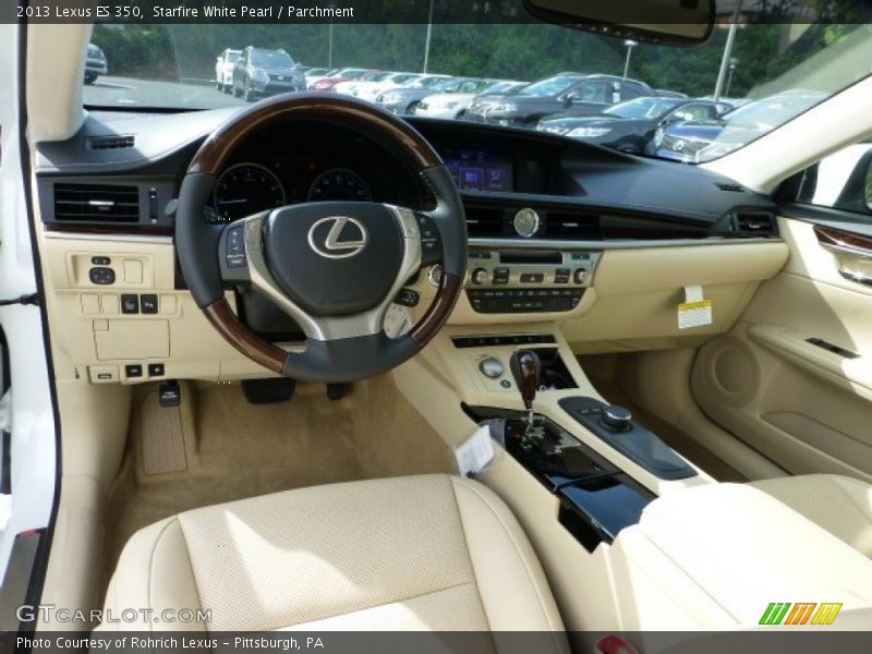 Starfire White Pearl / Parchment 2013 Lexus ES 350