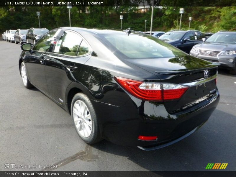 Obsidian Black / Parchment 2013 Lexus ES 300h Hybrid