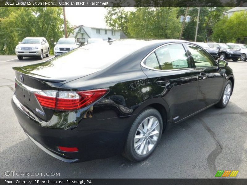 Obsidian Black / Parchment 2013 Lexus ES 300h Hybrid