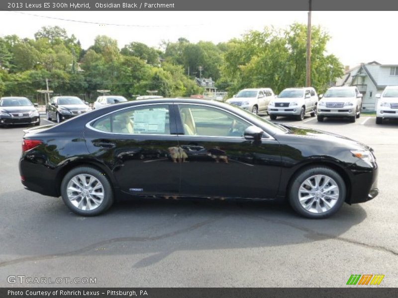 Obsidian Black / Parchment 2013 Lexus ES 300h Hybrid