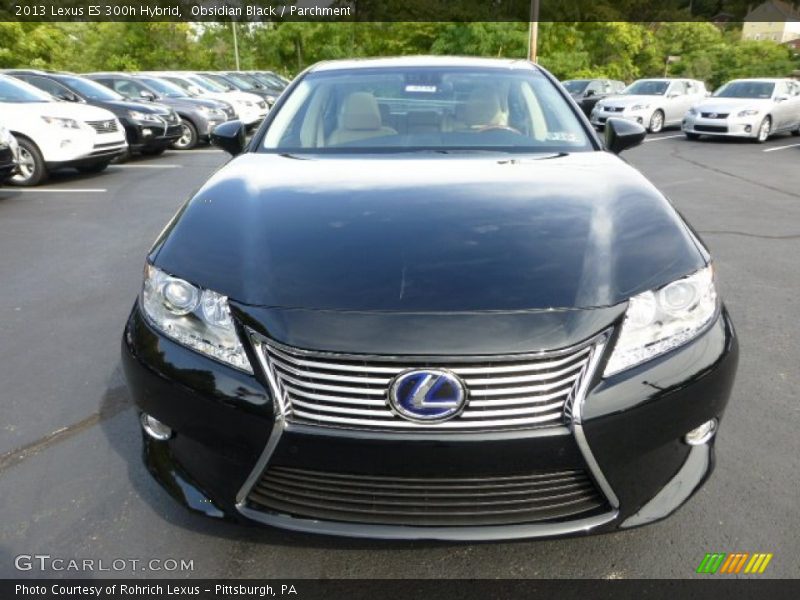 Obsidian Black / Parchment 2013 Lexus ES 300h Hybrid