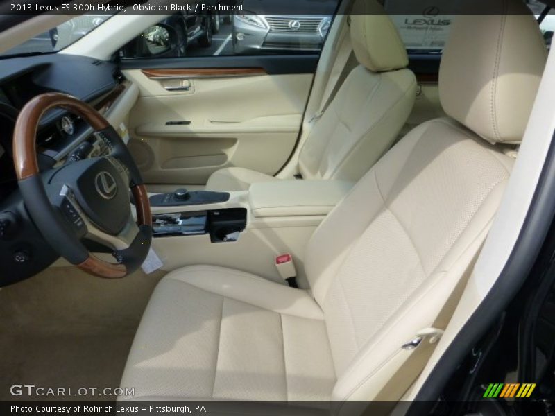 Obsidian Black / Parchment 2013 Lexus ES 300h Hybrid