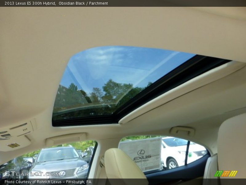 Obsidian Black / Parchment 2013 Lexus ES 300h Hybrid