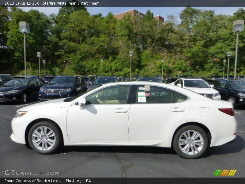 Starfire White Pearl / Parchment 2013 Lexus ES 350