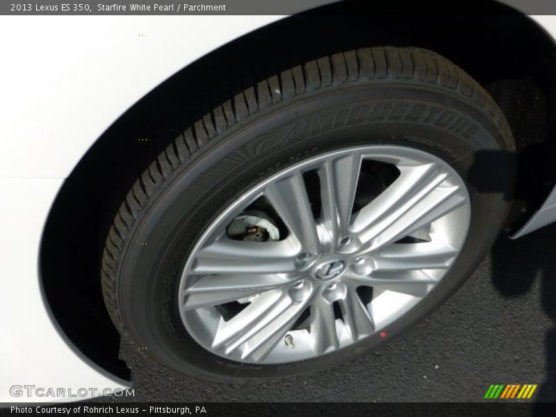 Starfire White Pearl / Parchment 2013 Lexus ES 350