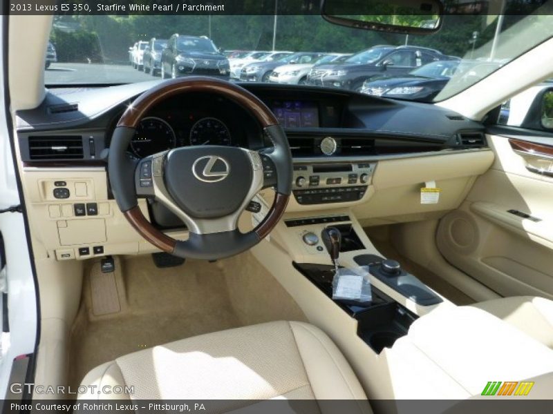 Starfire White Pearl / Parchment 2013 Lexus ES 350