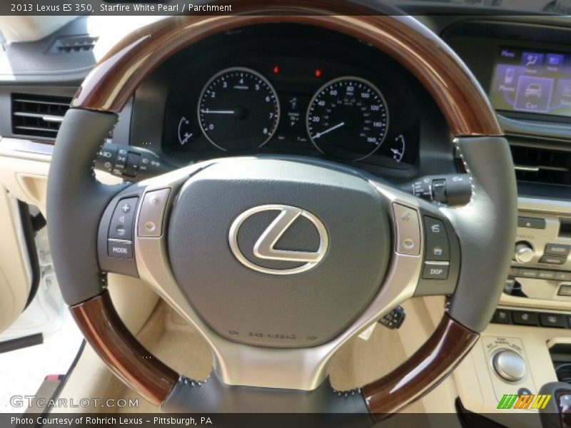 Starfire White Pearl / Parchment 2013 Lexus ES 350