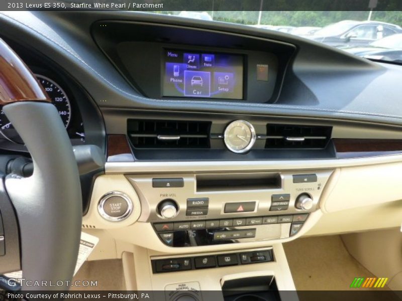 Starfire White Pearl / Parchment 2013 Lexus ES 350