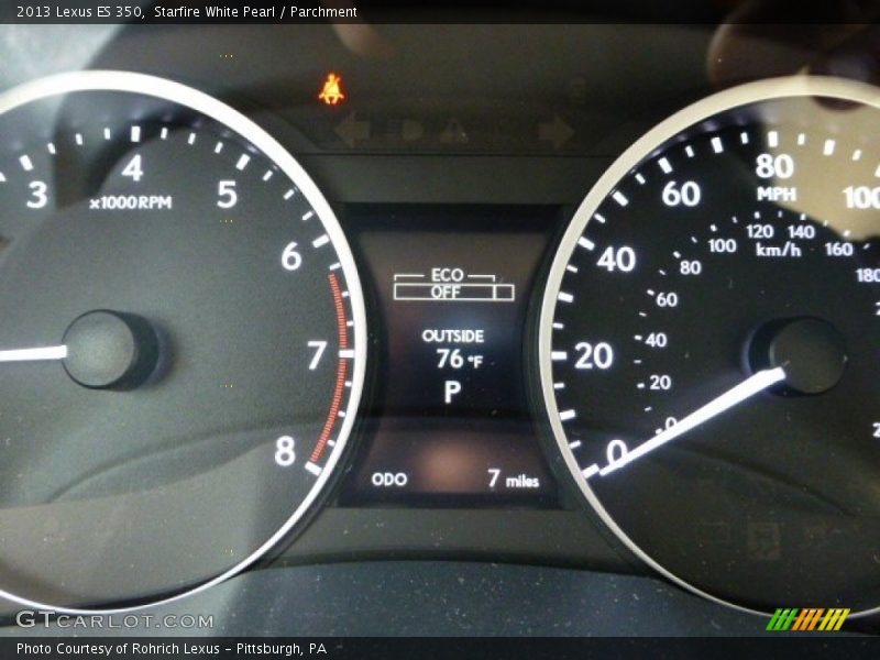 Starfire White Pearl / Parchment 2013 Lexus ES 350