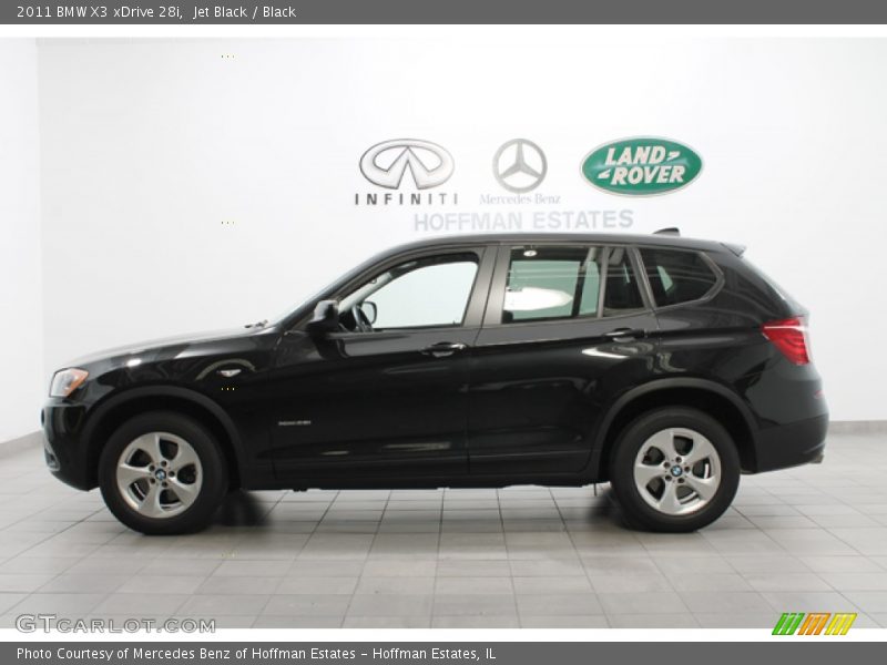 Jet Black / Black 2011 BMW X3 xDrive 28i
