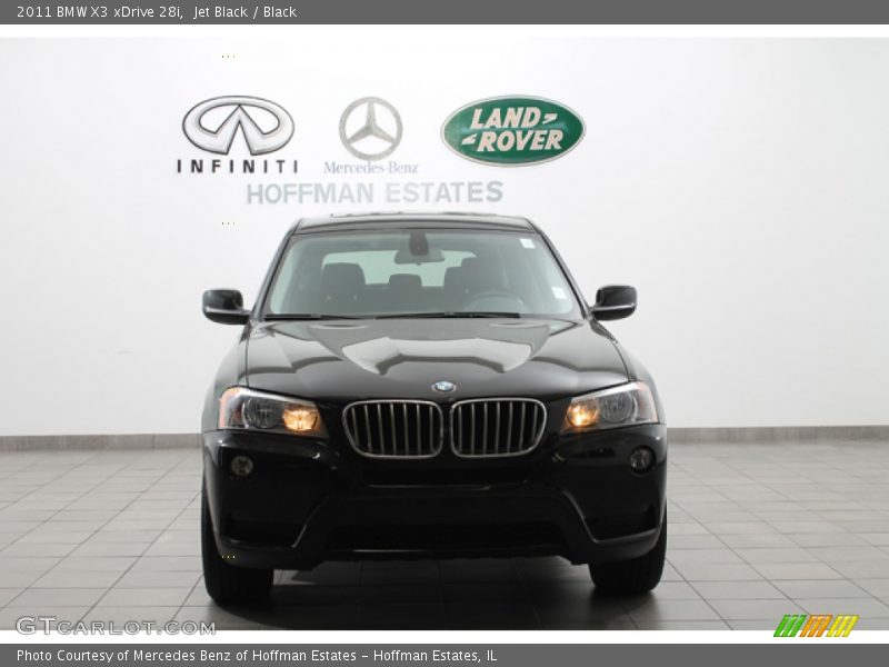 Jet Black / Black 2011 BMW X3 xDrive 28i