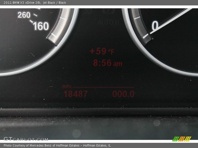 Jet Black / Black 2011 BMW X3 xDrive 28i