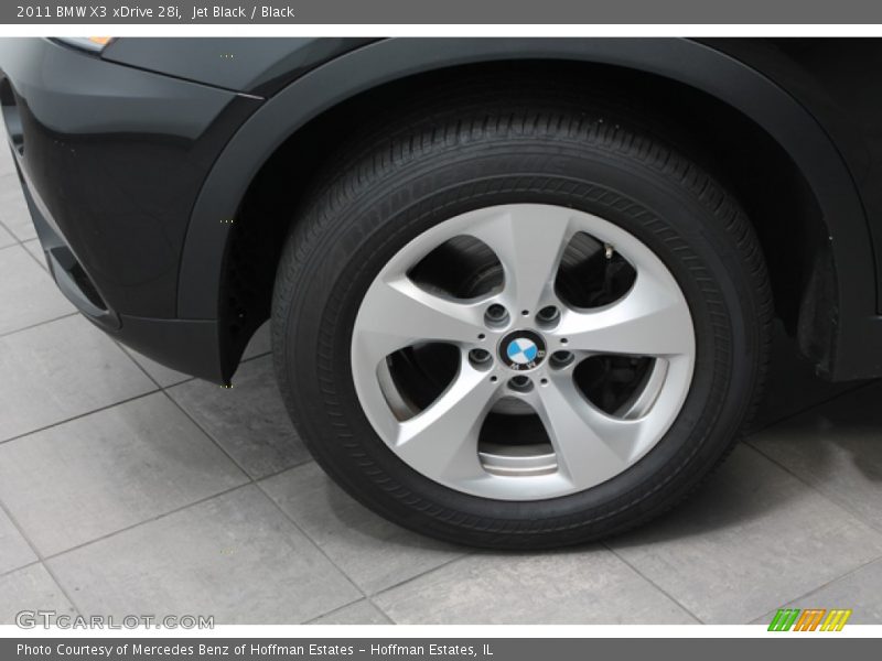 Jet Black / Black 2011 BMW X3 xDrive 28i