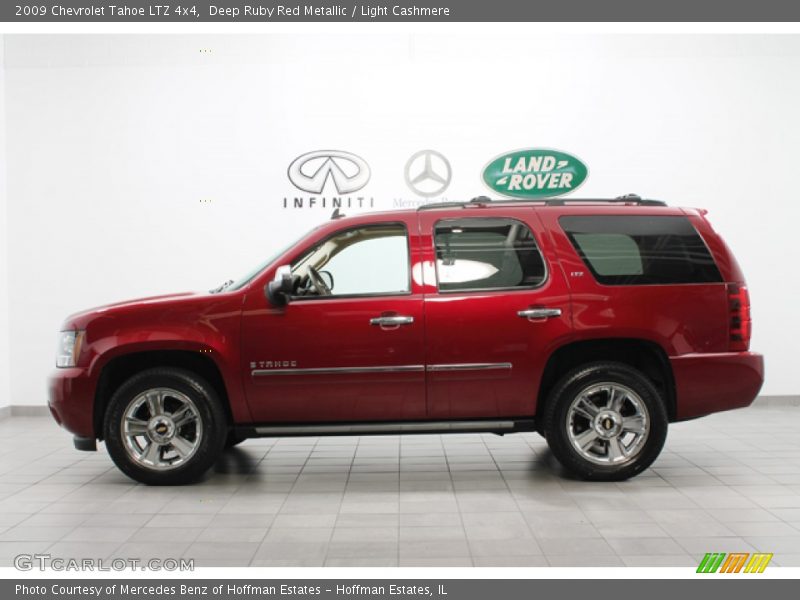 Deep Ruby Red Metallic / Light Cashmere 2009 Chevrolet Tahoe LTZ 4x4