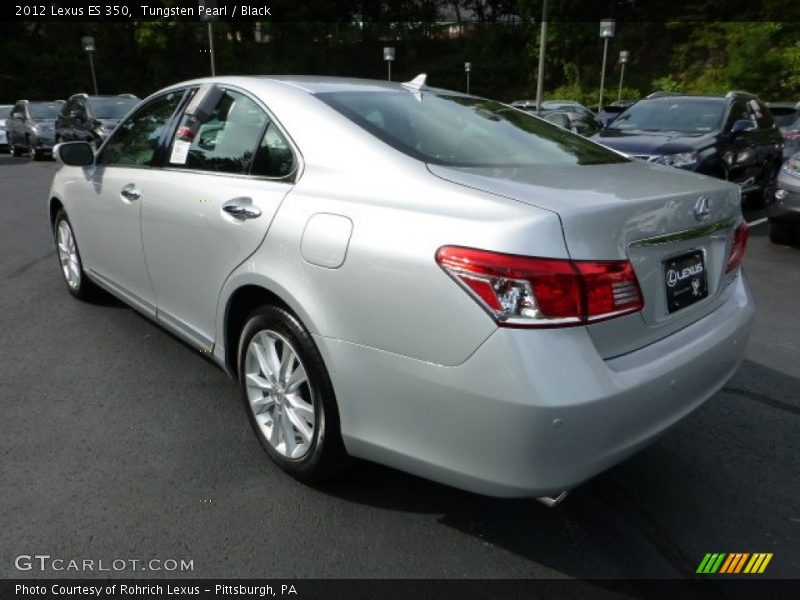 Tungsten Pearl / Black 2012 Lexus ES 350