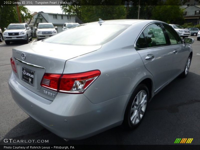 Tungsten Pearl / Black 2012 Lexus ES 350