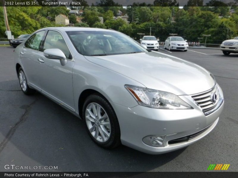 Tungsten Pearl / Black 2012 Lexus ES 350