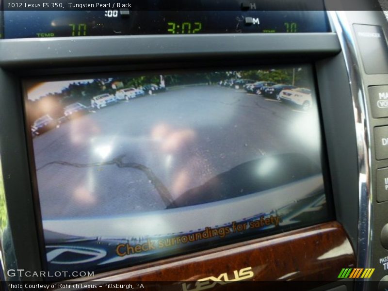 Tungsten Pearl / Black 2012 Lexus ES 350