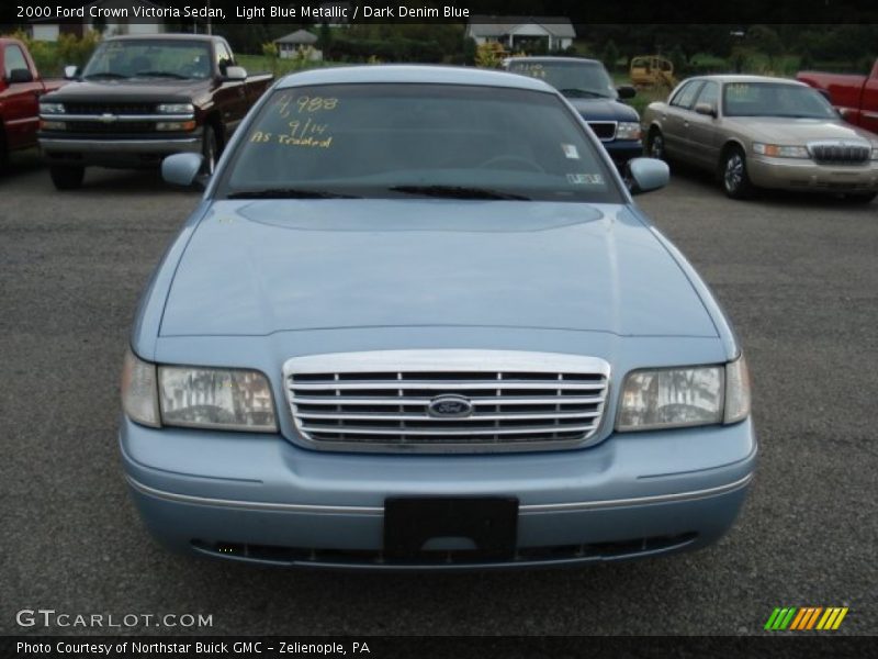 Light Blue Metallic / Dark Denim Blue 2000 Ford Crown Victoria Sedan