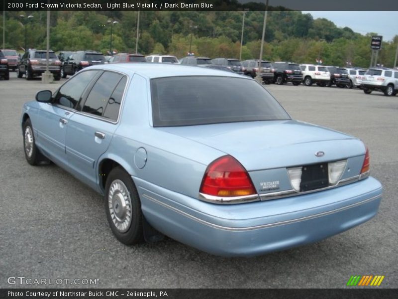 Light Blue Metallic / Dark Denim Blue 2000 Ford Crown Victoria Sedan
